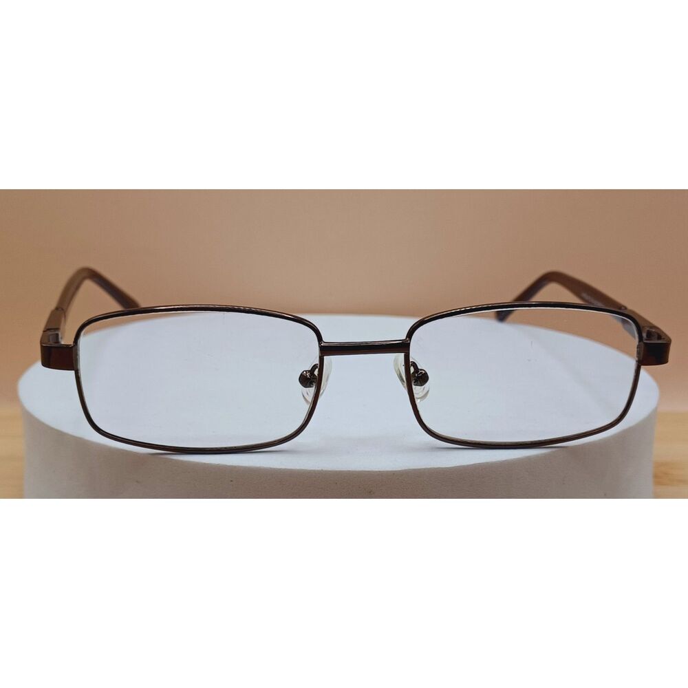 Horizon HELM Brown Metal 52 18 140 Rectangle Full Eyeglasses Frames